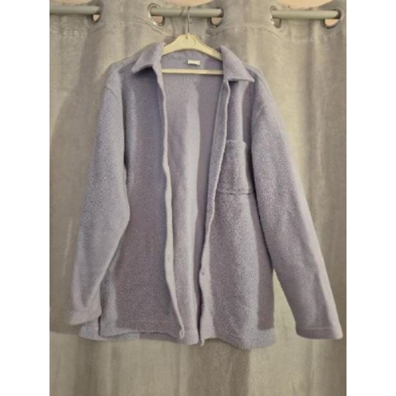 Surchemise Laine Mauve M