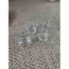 Lot de 4 verres à eau transparents
