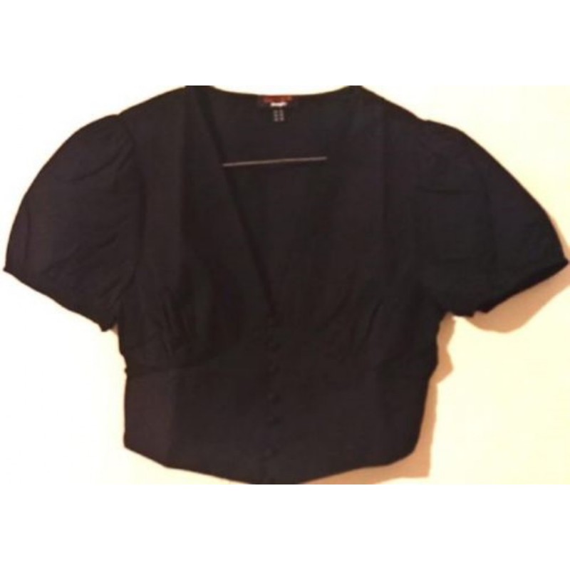 CROP TOP NOIR TAILLE M JENNYFER COMME NEUF