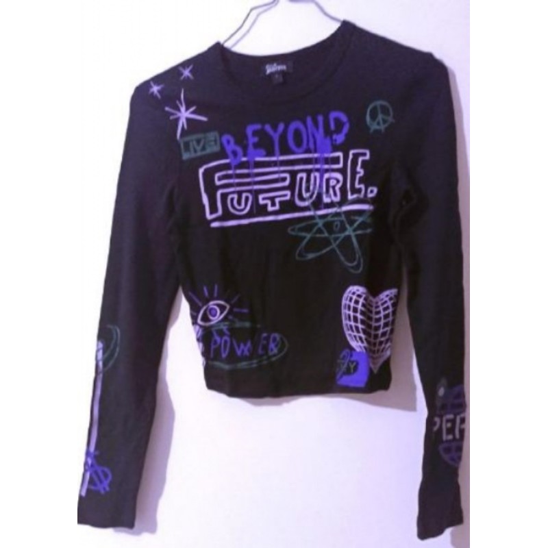 T-SHIRT NOIR TAILLE S JENNYFER COMME NEUF 