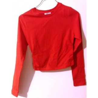 CROP TOP ROUGE TAILLE S...