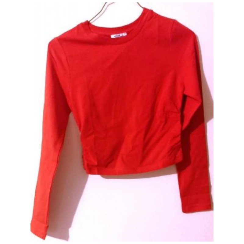 CROP TOP ROUGE TAILLE S JENNYFER COMME NEUF 