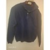 PULL POLO en maille bleu foncé Créortex Paris taille M 