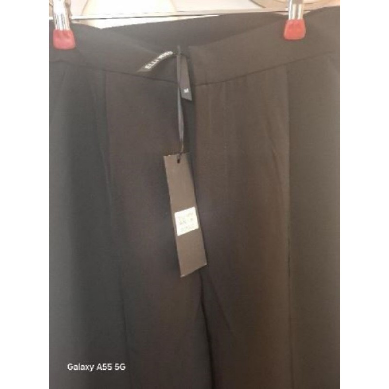 Pantalon Tailleur Noir ELLI WHITE Taille M neuf avec étiquette 