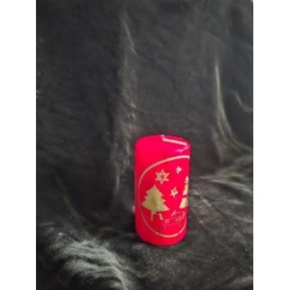 Bougie rouge Noel