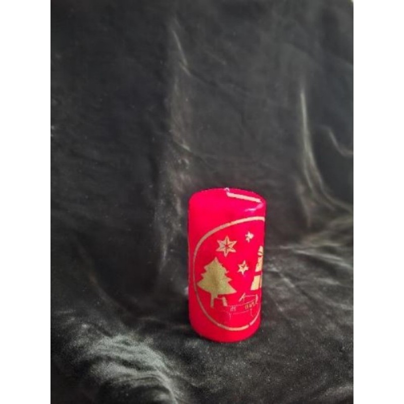 Bougie rouge Noel