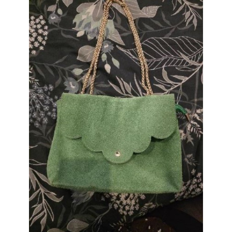 Sac à main vert