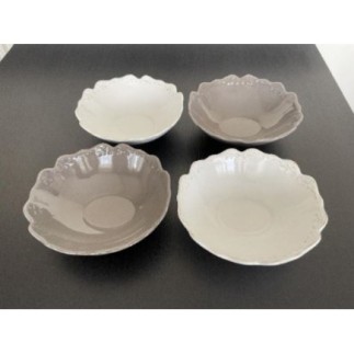 Lot 4 coupelles (2 taupes,...