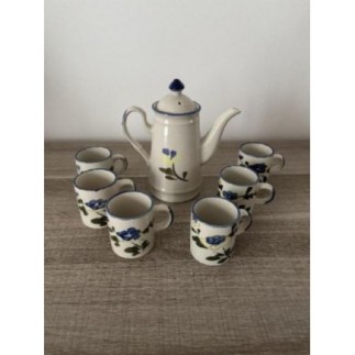 Cafetière + 6 tasses (motif...