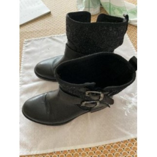 Boots haut pailleté T 36