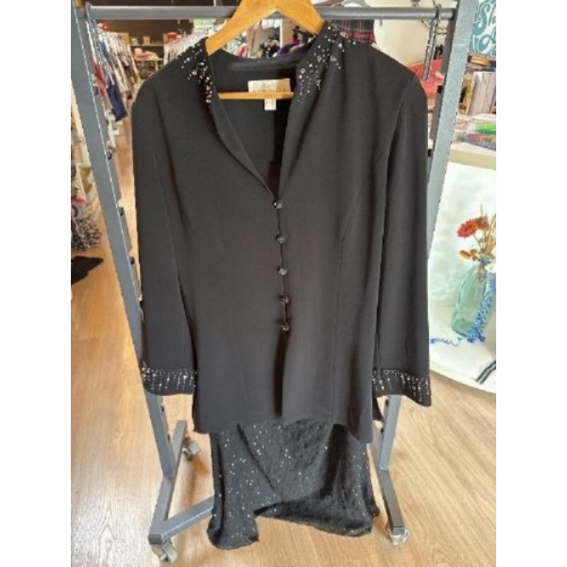 Veste noire, Un Jour Ailleurs, taille 36