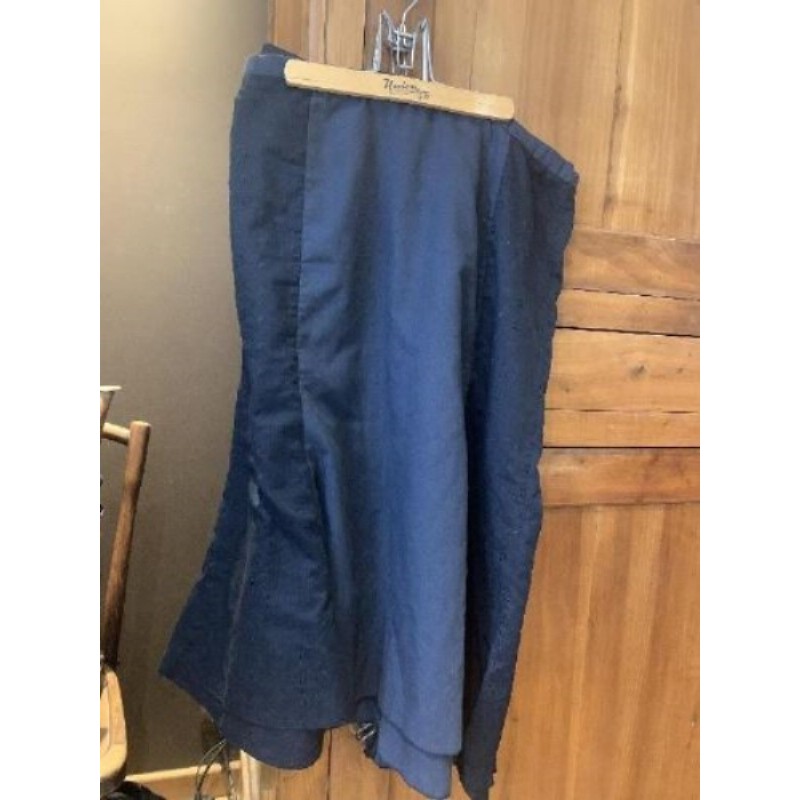 Jupe longue noir Nathalis réglable à la taille 