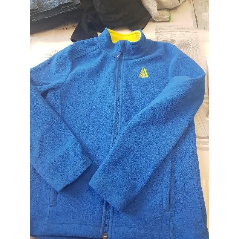 Veste polaire bleue 10 ans
