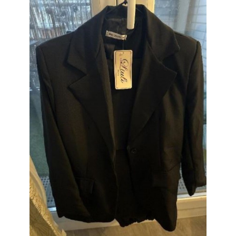Blazer noir et pantalon taille M