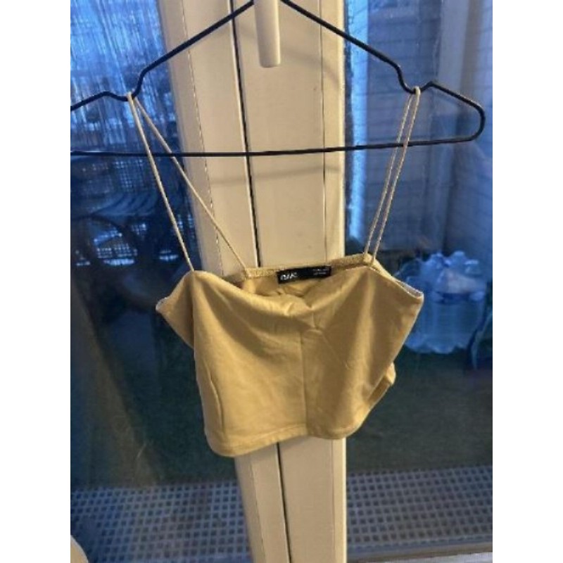 Débardeur beige bershka S/M