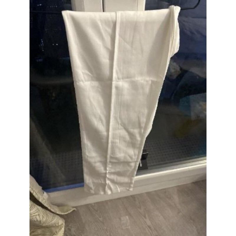 Pantalon blanc avec étiquettes S/M