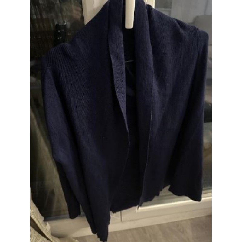 Veste bleu marine en laine taille unique 