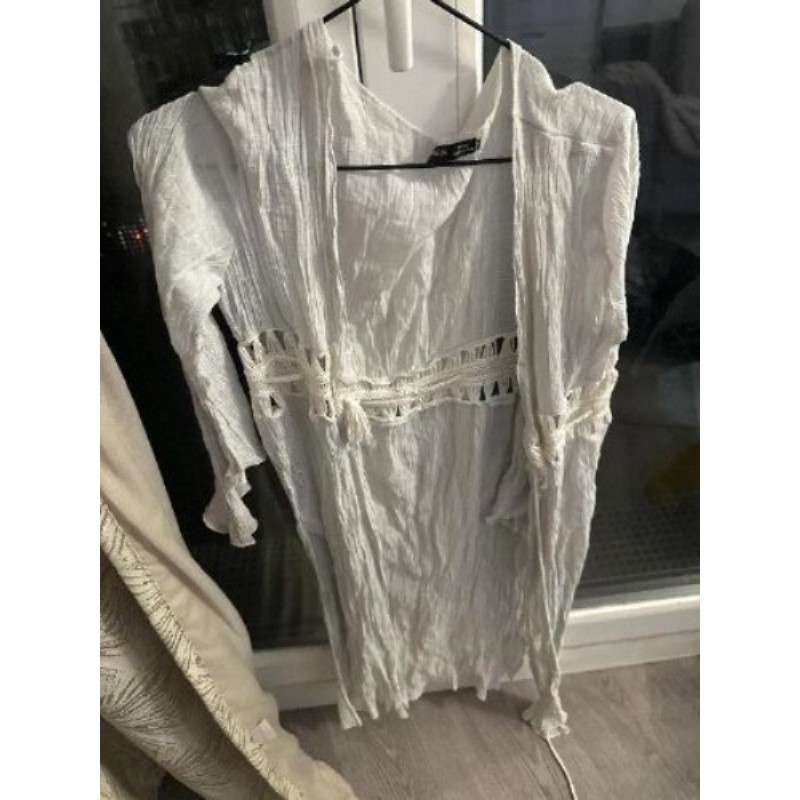 Kimono blanc taille unique 