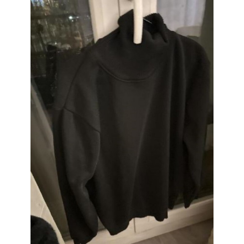 Col roulé noir taille unique 