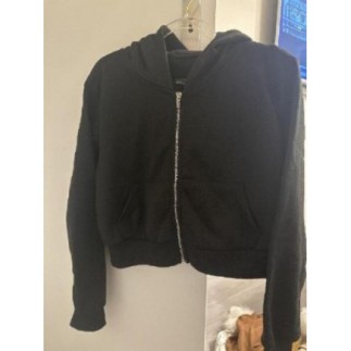 Vest noir capuche S/M