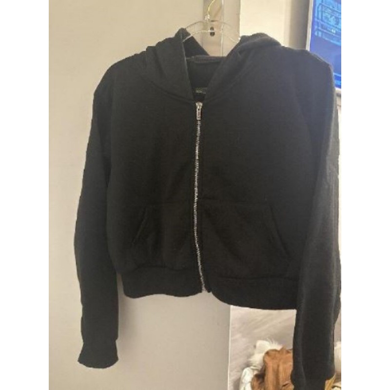 Vest noir capuche S/M