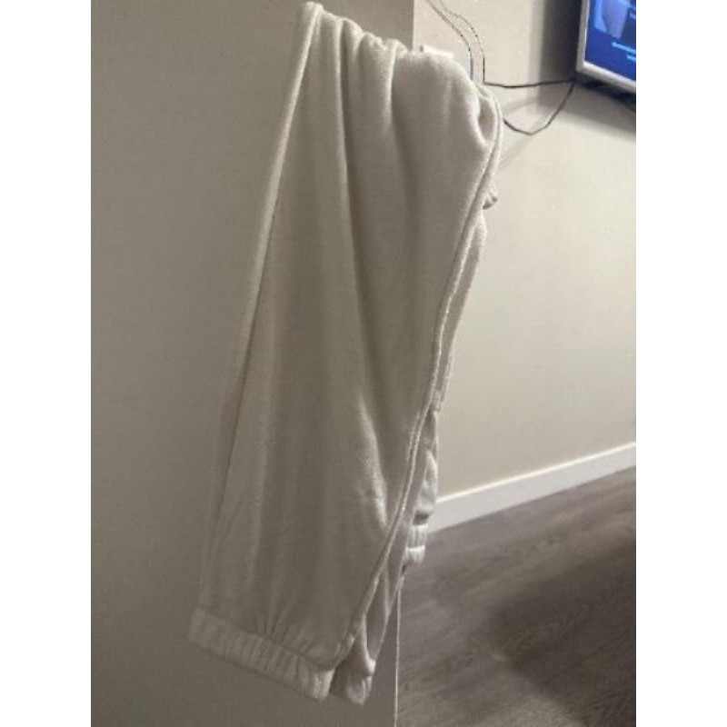 Pantalon jogging blanc Zara 