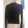 Col roulé noir taille s