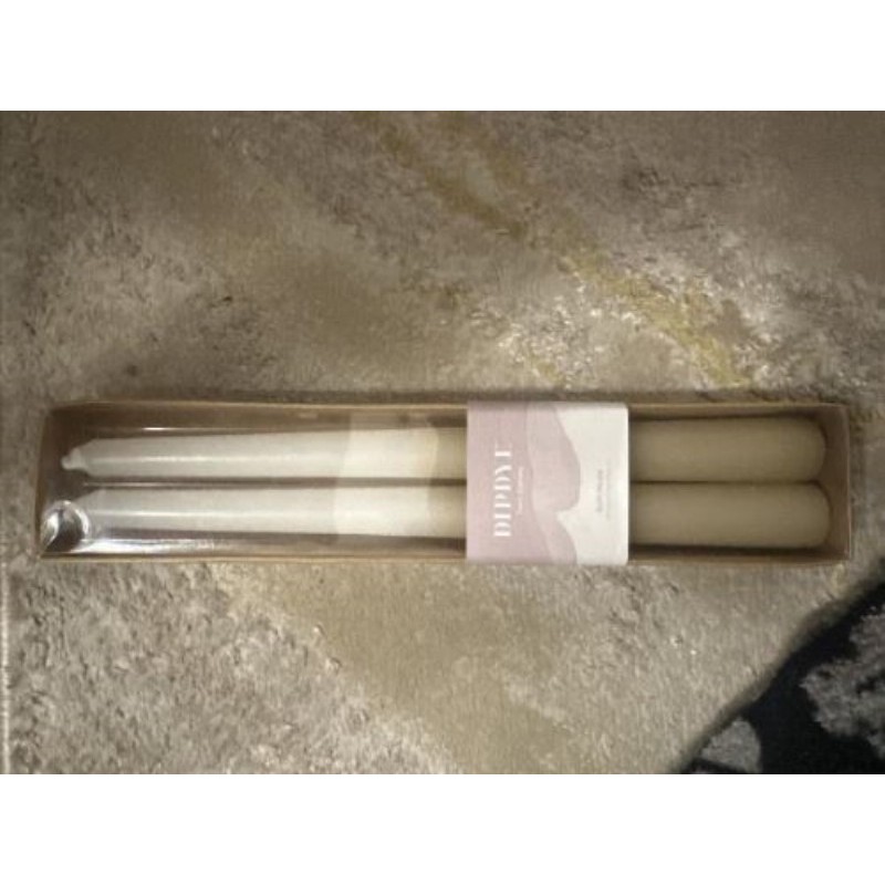 Bougie beige dégrader 