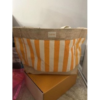 Sac topocrem orange et blanc 