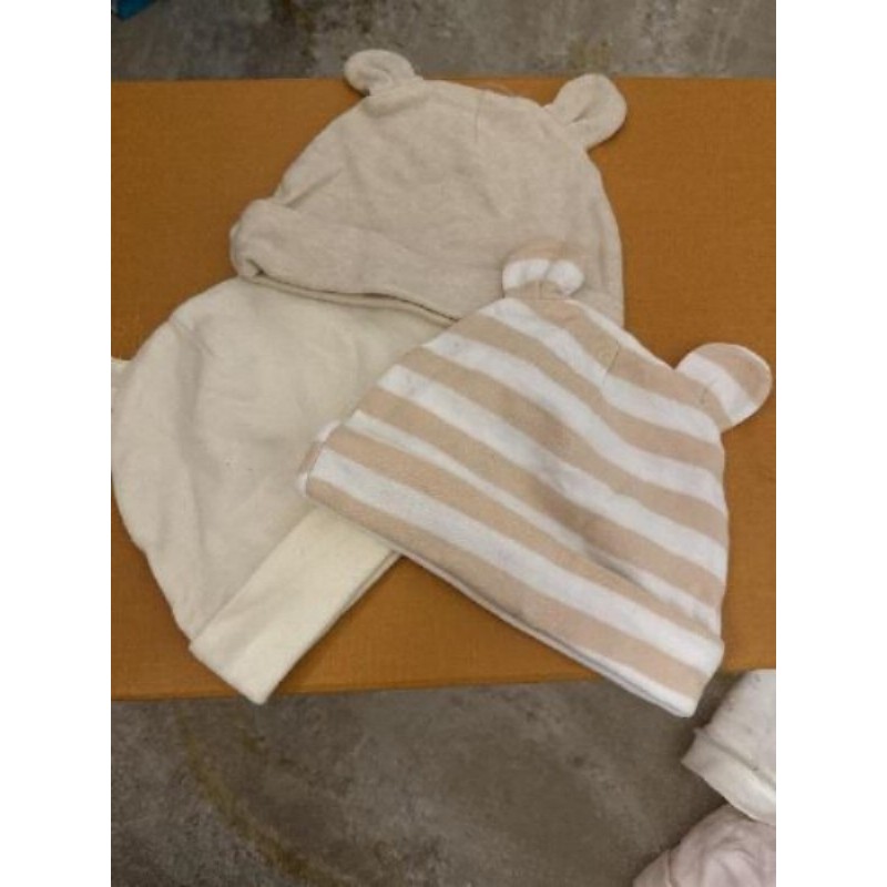 Lot de 3 bonnet beige 