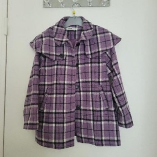 MANTEAU VIOLET 7ANS