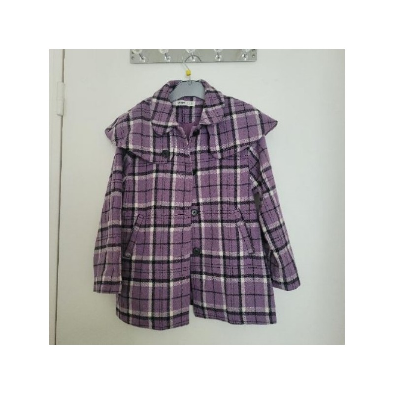 MANTEAU VIOLET 7ANS