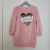 ROBE ROSE 7-8ANS