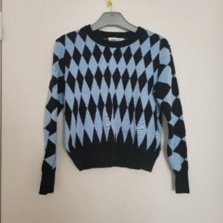 PULL BLEU-NOIR 7ANS