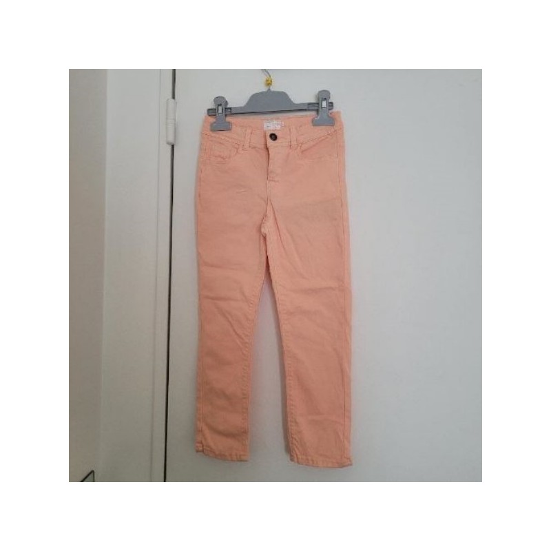 PANTALON ORANGE SLIM 7ANS