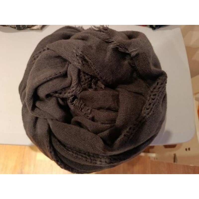 Echarpe coton épais - Gris