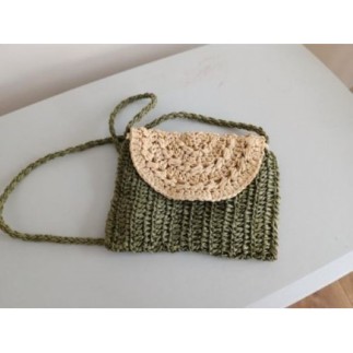 Sac d'été - vert et beige 