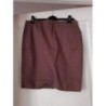 Jupe droite marron - 3 suisses - T44