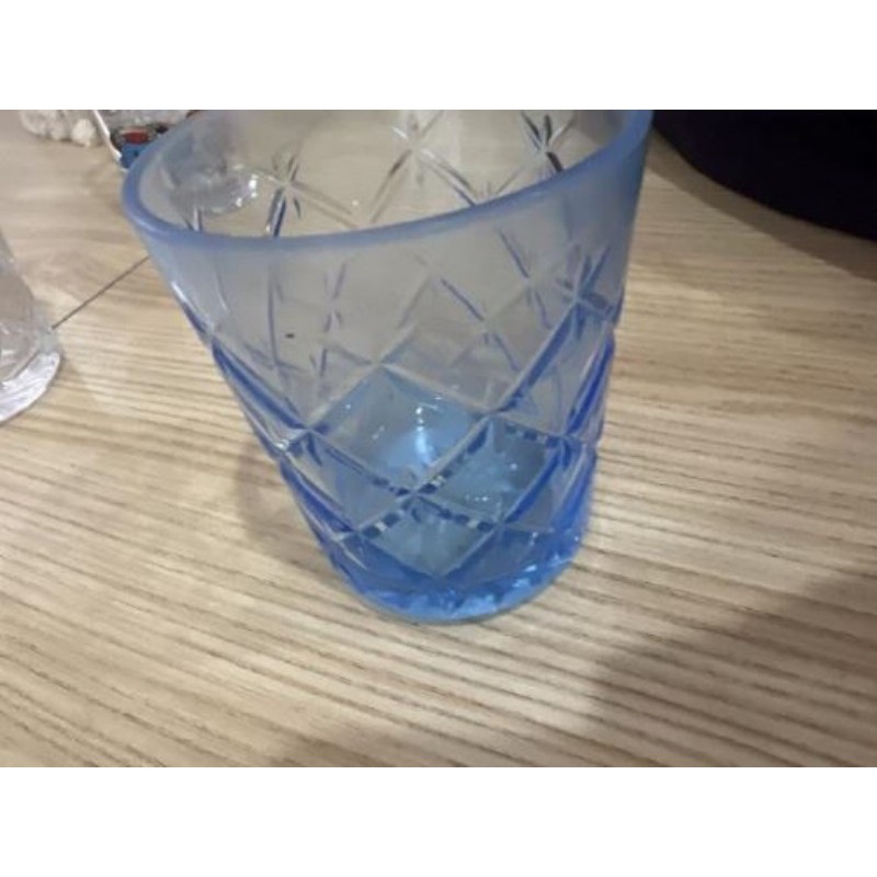 Verre bleu IKEA façon Crystal 