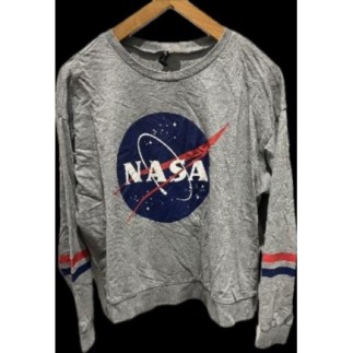 Sweat-shirt gris NASA Taille L