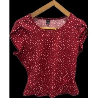 T-shirt rouge et blanc...