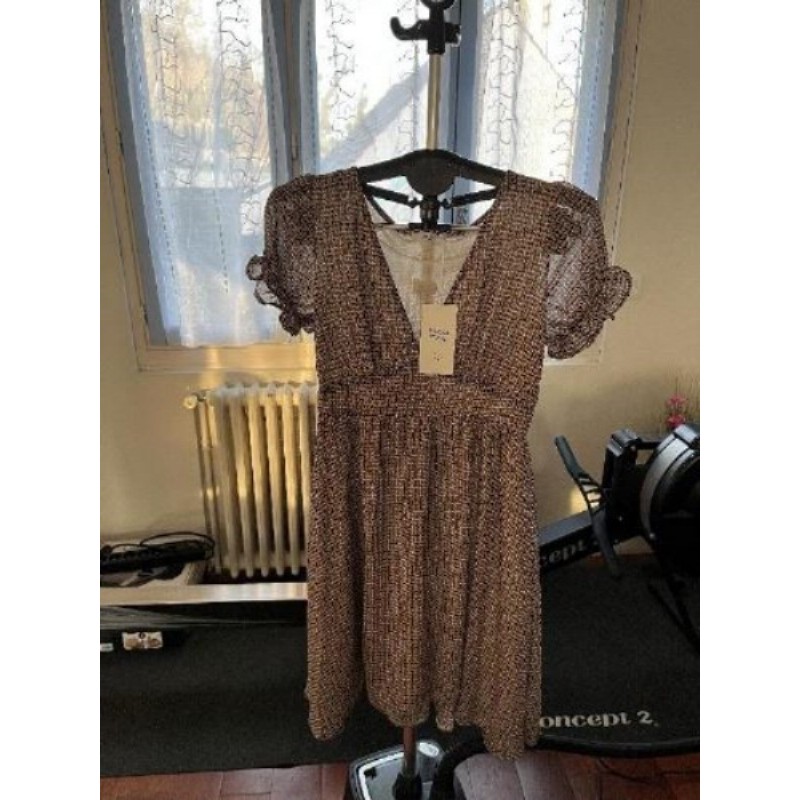 ROBE IMPRIMÉE NEUVE MARQUÉ LILI ROSE TAILLE M/L