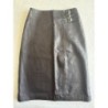 Jupe en cuir d’agneau - CAMAÏEU - Taille 36 - Taille Haute très mode ! NEUVES 