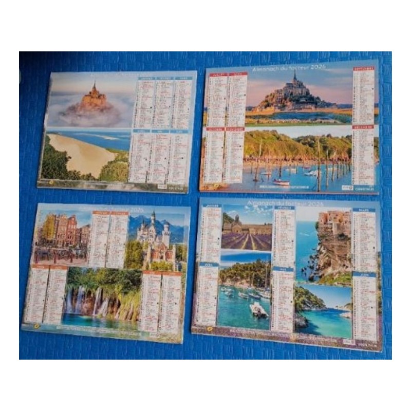 Calendrier Facteur La poste 2026 (Paysages)