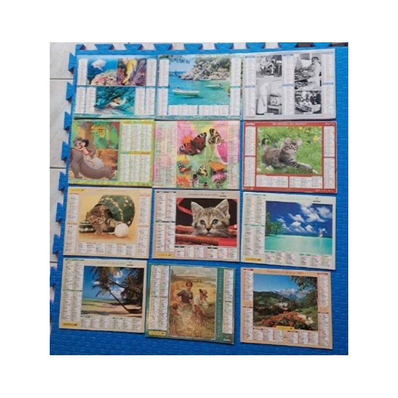 Calendrier Facteur La Poste Vintage (Entre 2023  et 1997)