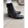 Bottines cuir marron Lavorazione T36