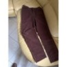 Pantalon T36 new man en peau de pêche marron
