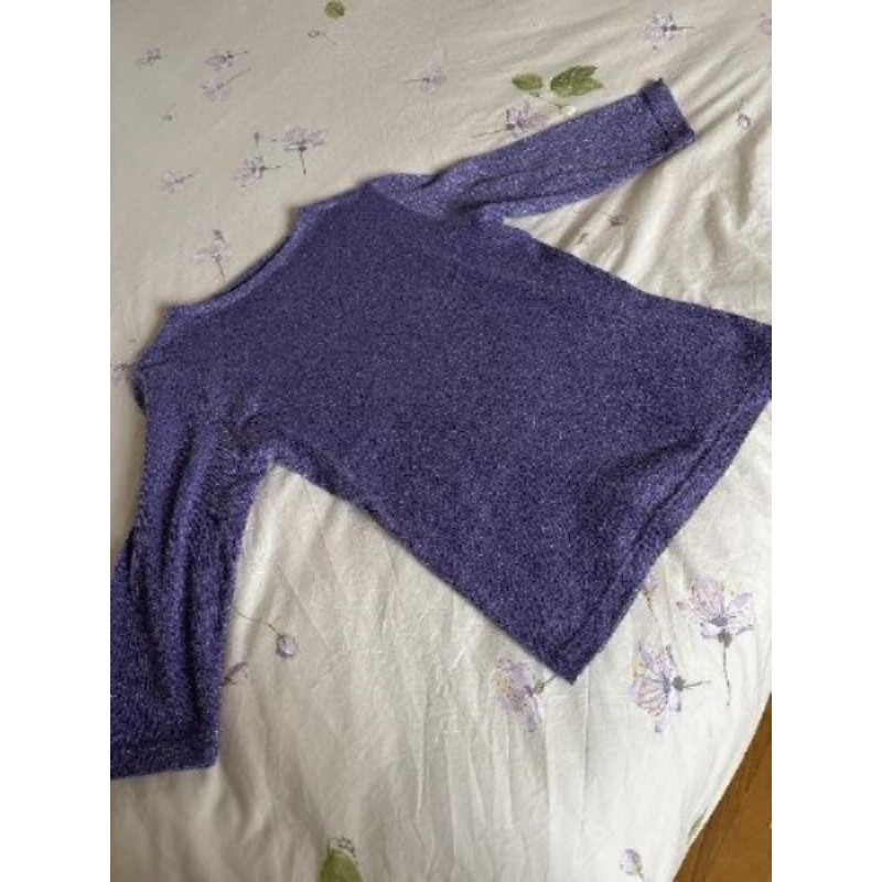 TEE shirt violet brillant T1 manche 3/4