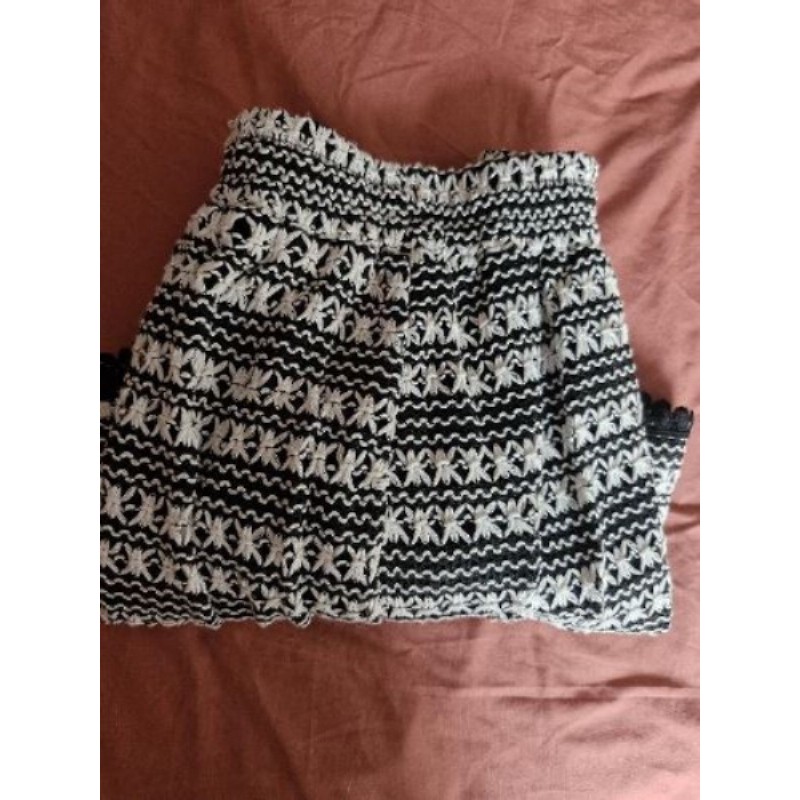 SHORT COL.NOIR/ECRU - T.L