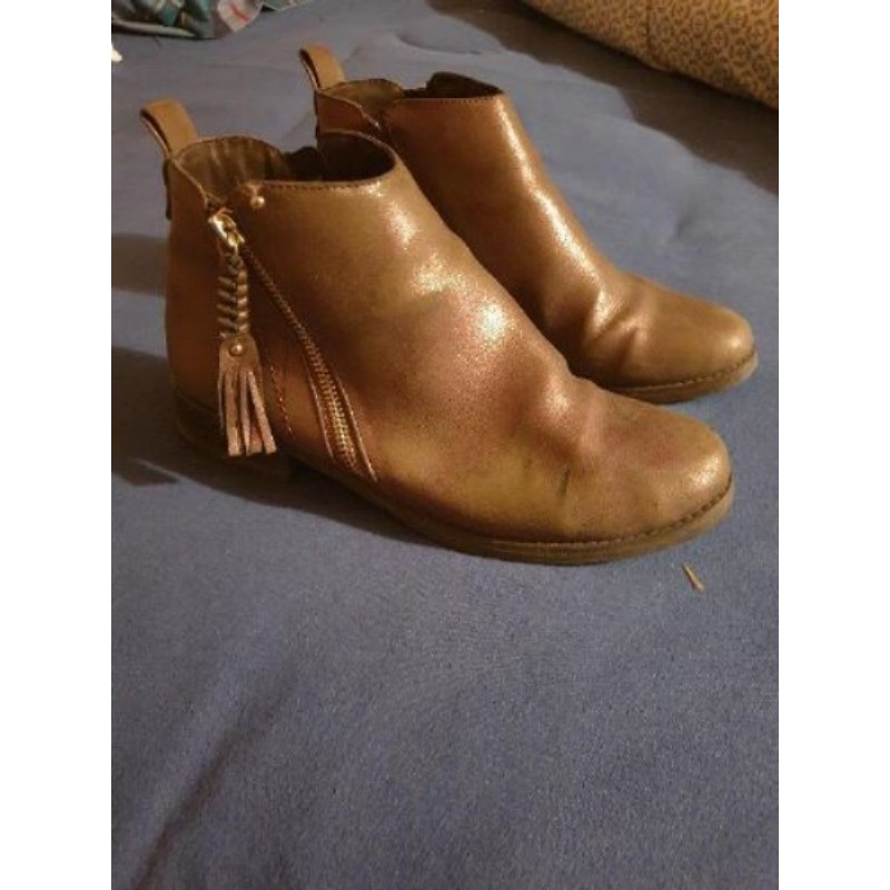 Bottines femme doré pointure 39